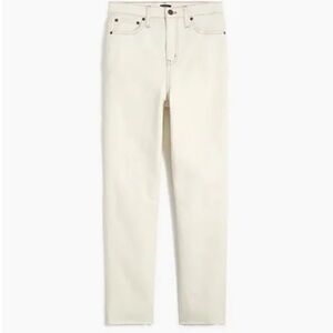 J. Crew Women's Vintage Slim Straight Jeans Size 33 Style 90541 Cream